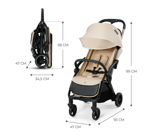 Kinderkraft Apino Dune Beige - 1227339 - zdjęcie 9